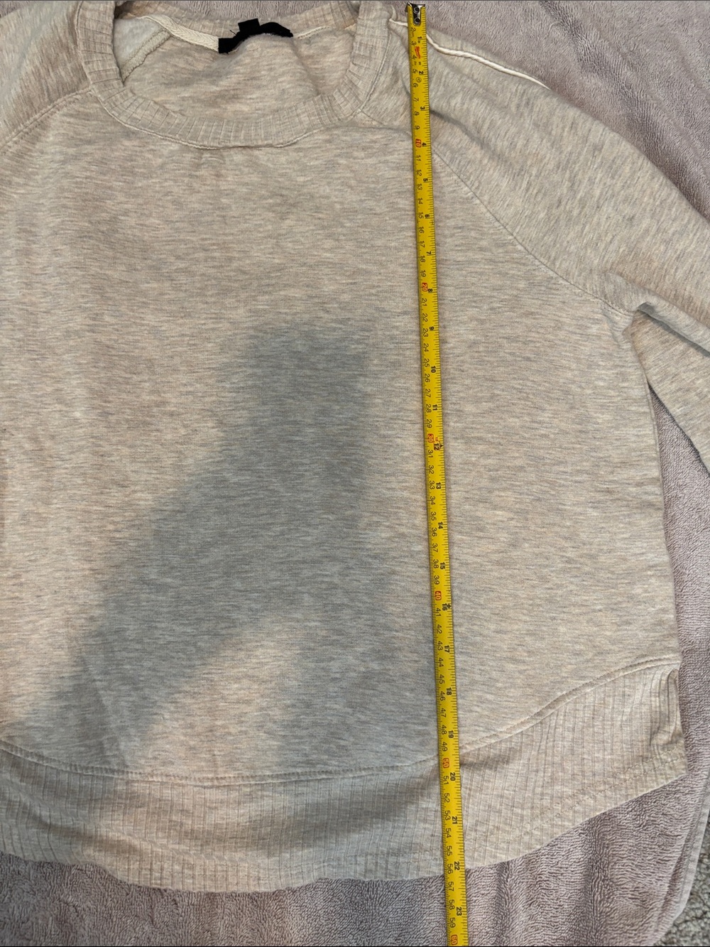 Jane and Delancey Women's Light Cream Crewneck Sweatshirt & Jogger Set - Size M - Picture 15 of 16